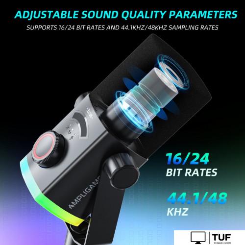 Проводной микрофон FIFINE AM8PROT (черный)