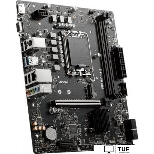 Материнская плата MSI PRO H610M-E