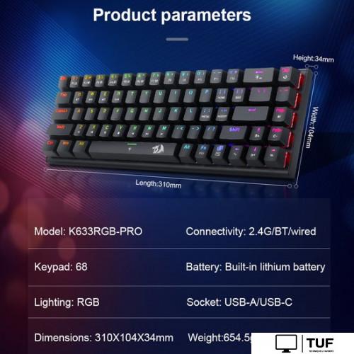 Клавиатура Redragon Ryze Pro