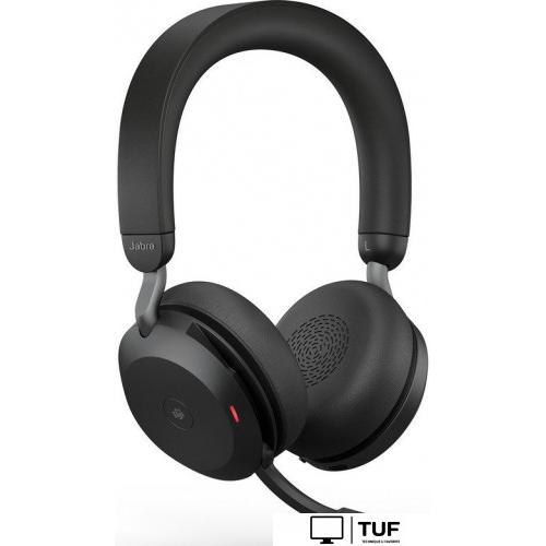 Офисная гарнитура Jabra Evolve2 75 MS Stereo USB-A Desk (черный)
