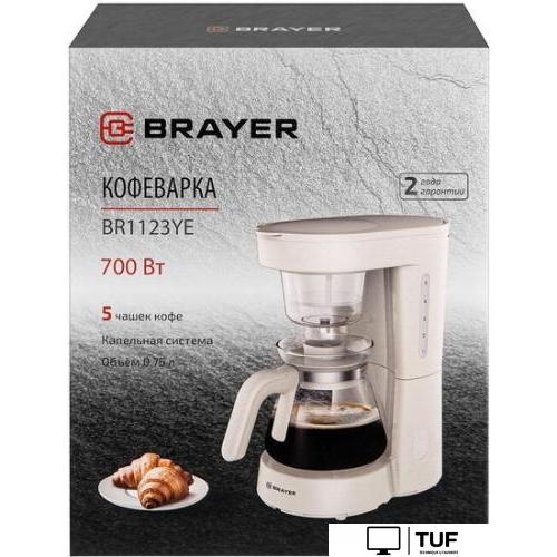 Капельная кофеварка Brayer BR1123YE