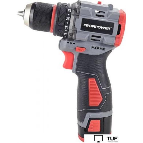 Дрель-шуруповерт Profipower BL-161 (с 2-мя АКБ, кейс)