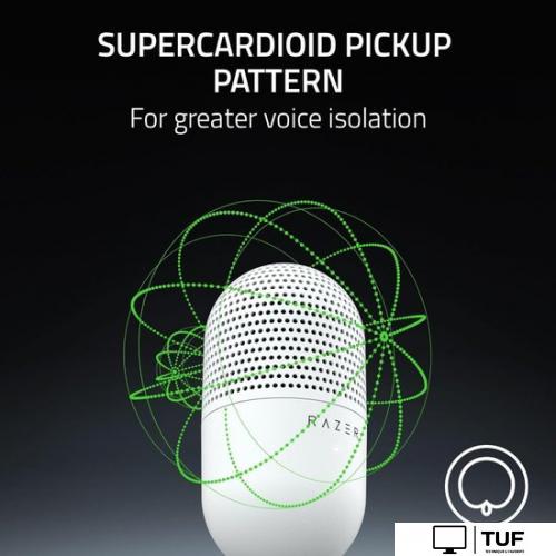 Проводной микрофон Razer Seiren V3 Mini Mercury White