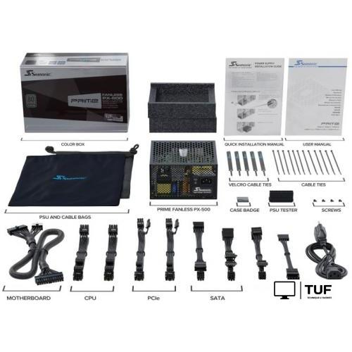 Блок питания Seasonic Prime Fanless PX-500