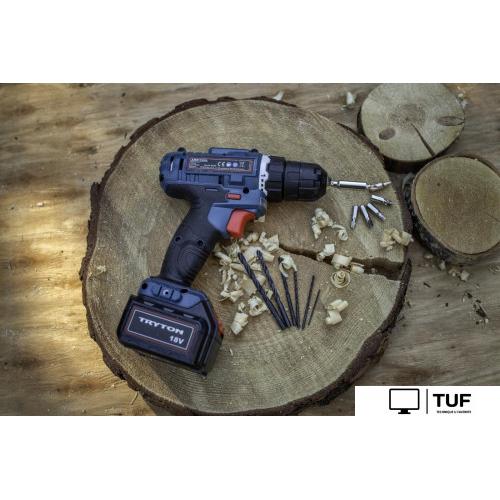 Дрель-шуруповерт Tryton TFV18 (с 1-им АКБ, кейс)