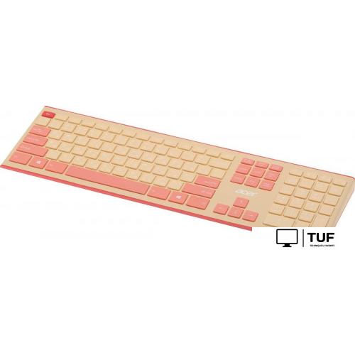 Офисный набор Acer OCC205 (бежевый/розовый)