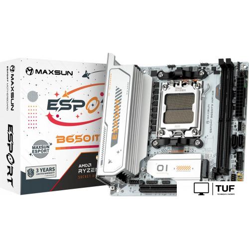 Материнская плата Maxsun eSport B650ITX WiFi Ice