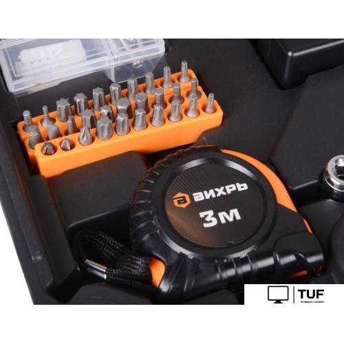 Дрель-шуруповерт Вихрь ДА-12Л-2КН (с 1-им АКБ, кейс, набор оснастки)