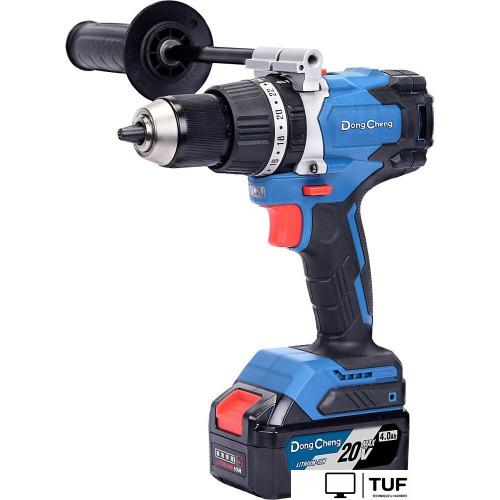 Ударная дрель-шуруповерт DongCheng DCJZ03-13 Type FK (с 2-мя АКБ, кейс)