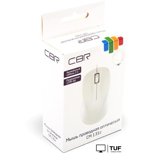 Мышь CBR CM 131c (белый)