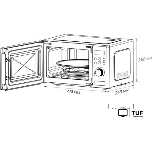 Микроволновая печь LEX FSMO D.01 BL