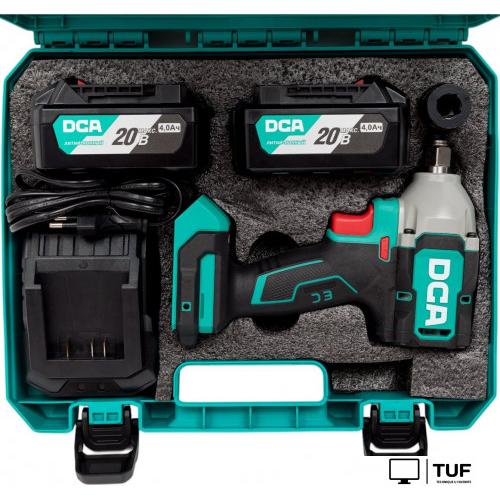 Гайковерт DCA ADPB320 Type EM (с 2-мя АКБ, кейс)