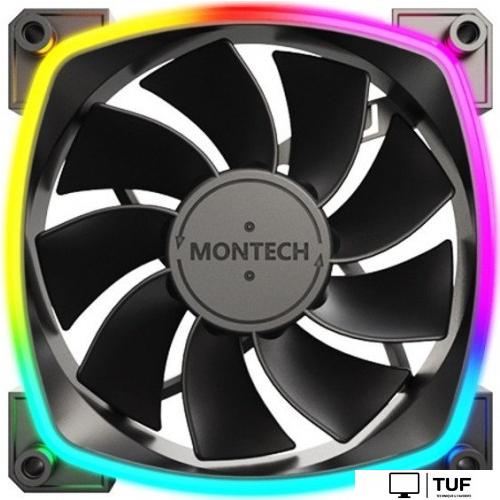 Комплект вентиляторов для корпуса Montech RX120 PWM 3 IN 1 (черный)