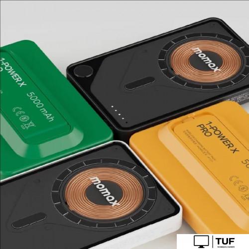 Внешний аккумулятор Momax 1-Power X Pro Magnetic Built-In USB-C IP131 5000mAh (зеленый)