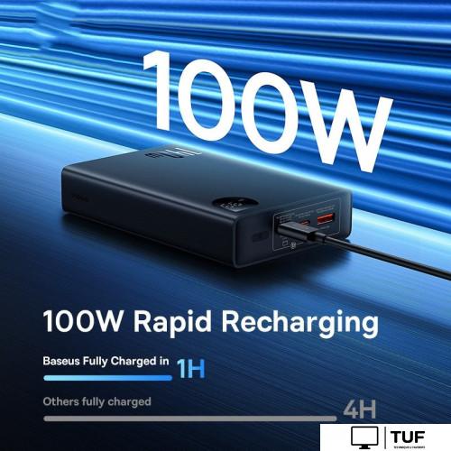 Внешний аккумулятор Baseus Adaman Digital Display Fast Charge Power Bank 140W 24000mAh (черный)