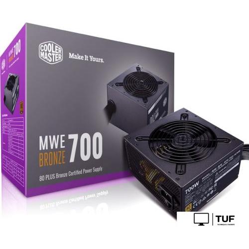Блок питания Cooler Master MWE 700 Bronze V2 MPE-7001-ACAAB-EU