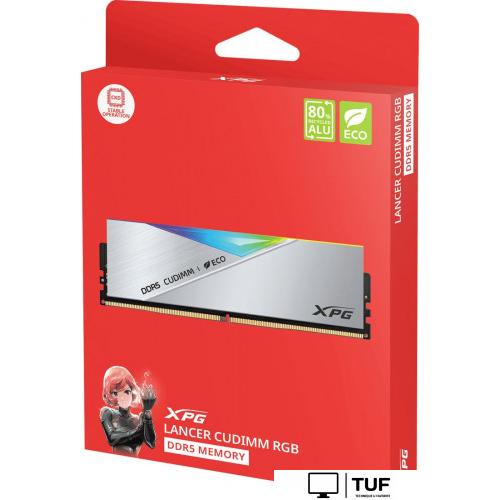 Оперативная память ADATA XPG Lancer CUDIMM RGB 2x24ГБ DDR5 CUDIMM 8800 МГц AX5CU8800C4224G-DCLACRSG