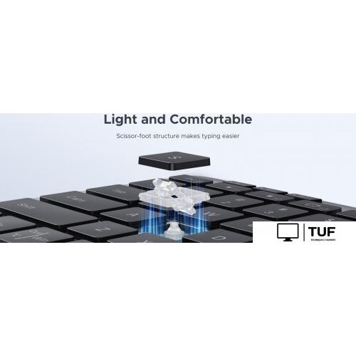 Клавиатура Ugreen K551 (серебристый/черный)