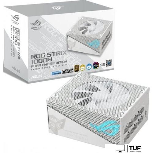 Блок питания ASUS ROG Strix 1000W Gold Aura Edition ROG-STRIX-1000G-AURA-WHITE-GAMING