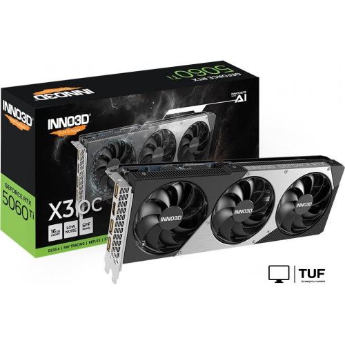 Видеокарта Inno3D GeForce RTX 5060 Ti 16GB Twin X3 OC N506T3-16D7X-191073L