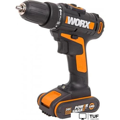 Дрель-шуруповерт Worx WX101.2 (с 1-м АКБ, кейс)