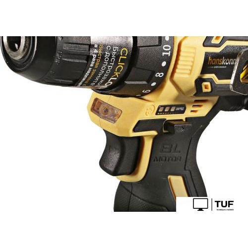 Дрель-шуруповерт Hanskonner HCD1645BLC (с 2-мя АКБ, сумка)