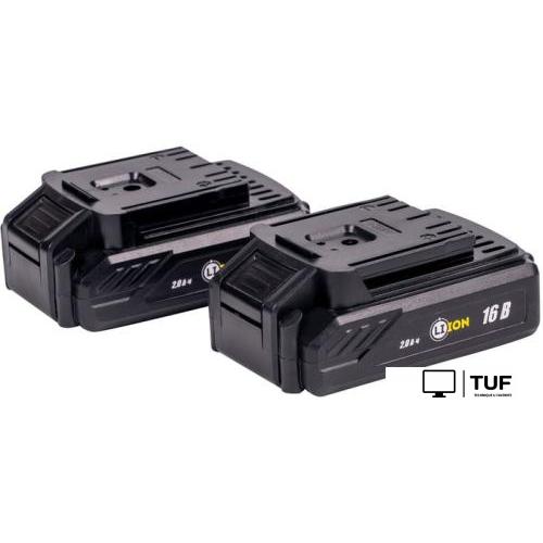 Дрель-шуруповерт Kolner KCD 16-2L (с 2-мя АКБ)