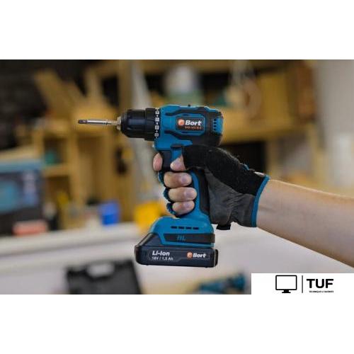 Дрель-шуруповерт Bort BAB-20X-BLK (с 2-мя АКБ, кейс)