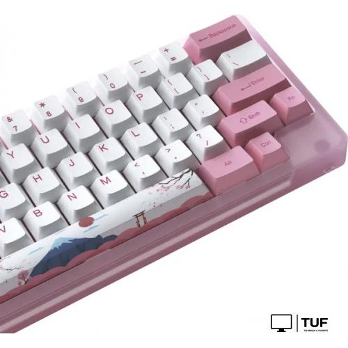 Клавиатура Akko ACR 59 Acrylic Tokyo (Akko CS Jelly Pink)