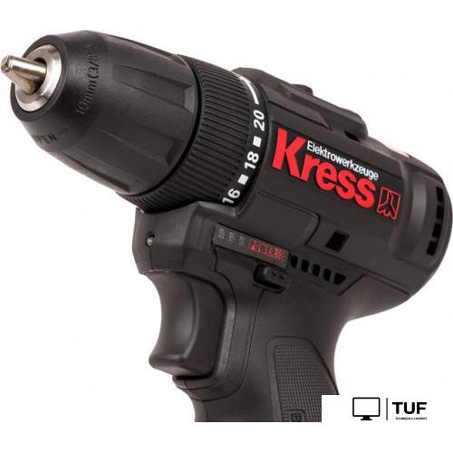 Дрель-шуруповерт Kress KU202.1 (с 2-мя АКБ, кейс)