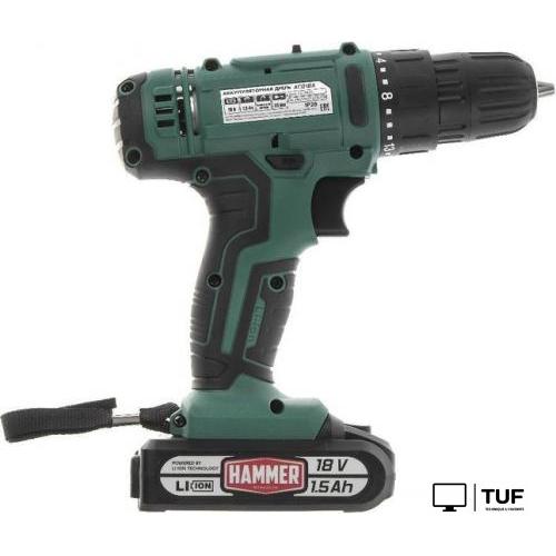 Дрель-шуруповерт Hammer ACD18A (с 2-мя АКБ, кейс)