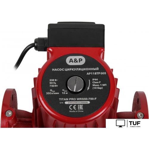 Циркуляционный насос A&P Titan Pro WRS50-750-F