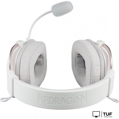 Наушники Redragon Zeus X (белый/розовый)