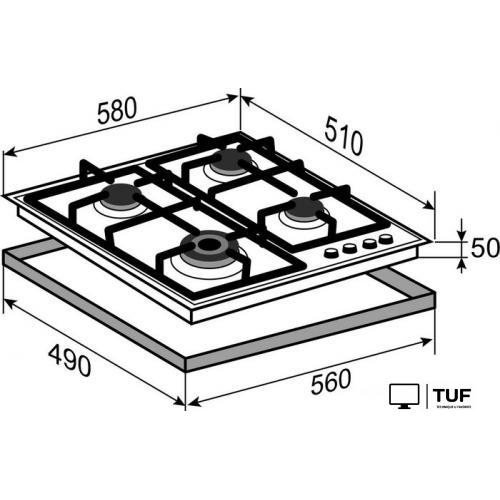 Варочная панель Zigmund & Shtain G 14.6 B