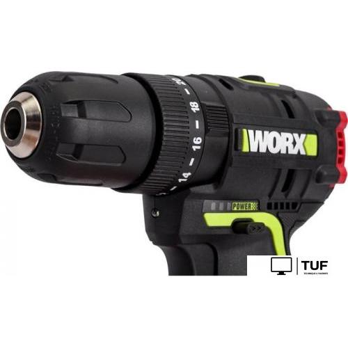Ударная дрель-шуруповерт Worx Professional WU131X (с 2-мя АКБ, сумка)