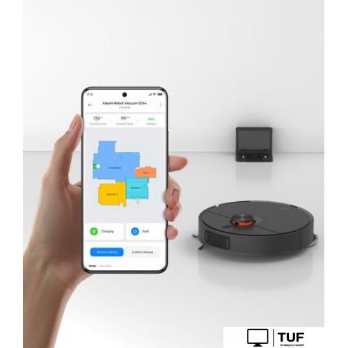 Робот-пылесос Xiaomi Robot Vacuum S20+ B108GL (международная версия, черный)