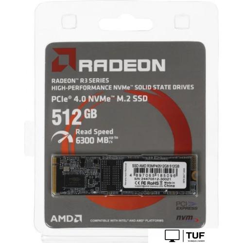 SSD AMD Radeon R3 512GB R3MP40512G8