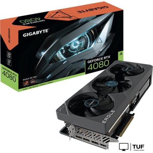 Видеокарта Gigabyte GeForce RTX 4080 16GB Eagle OC GV-N4080EAGLE OC-16GD