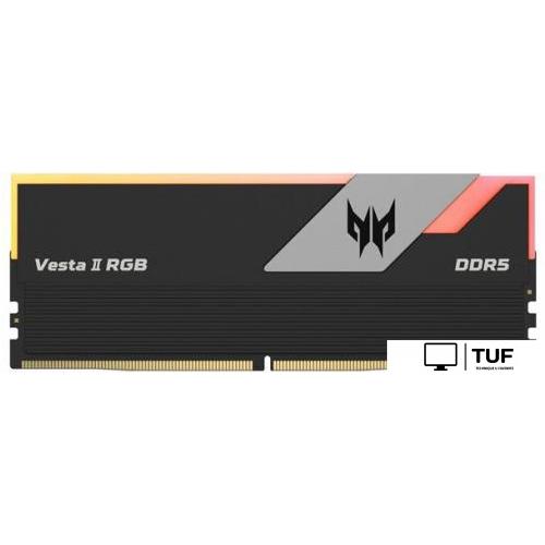 Оперативная память Acer Predator Vesta II RGB 2x32ГБ DDR5 6000 МГц BL.9BWWR.381