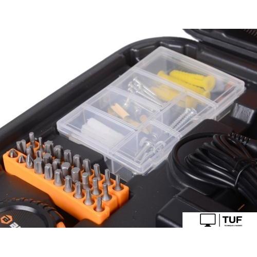 Дрель-шуруповерт Вихрь ДА-12Л-2КН (с 1-им АКБ, кейс, набор оснастки)