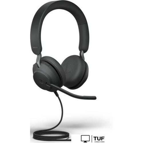 Офисная гарнитура Jabra Evolve2 40 SE MS Duo USB-A