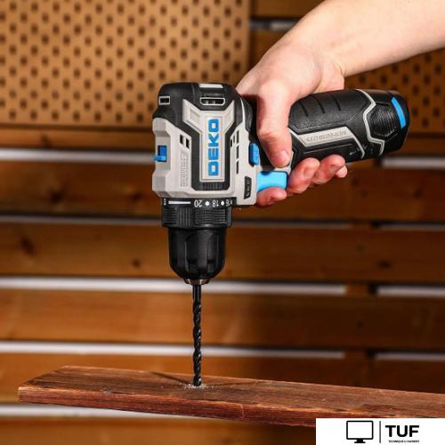 Дрель-шуруповерт Deko Loner 12V Pro 085-1011 (с 2-мя АКБ, кейс)