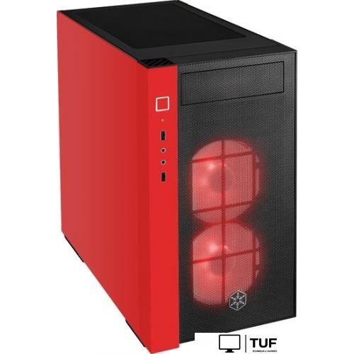 Корпус SilverStone RL08 (черный/красный)