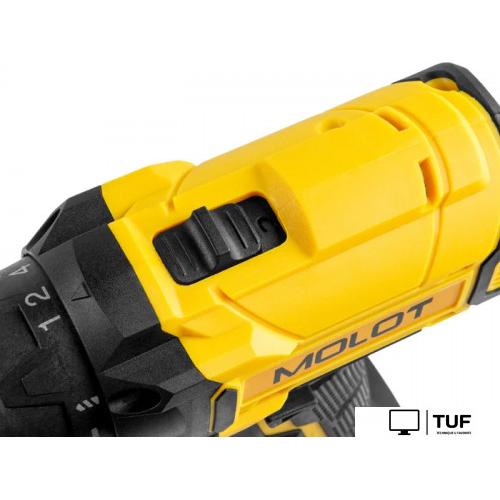 Дрель-шуруповерт Molot MBD 1815 Li 1335504 (с 2-мя АКБ, кейс)