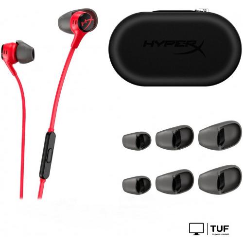 Наушники HyperX Cloud Earbuds II (красный)