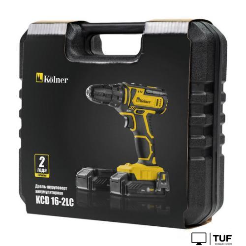 Дрель-шуруповерт Kolner KCD 16-2LC (с 2-мя АКБ, кейс)
