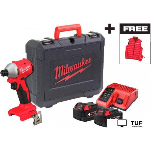 Винтоверт Milwaukee M18 BLIDRCMC-402C 4933499457 (с 2-мя АКБ, кейс)