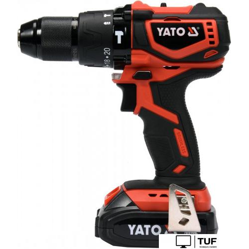 Ударная дрель-шуруповерт Yato YT-82796 (с 1-им АКБ, кейс)