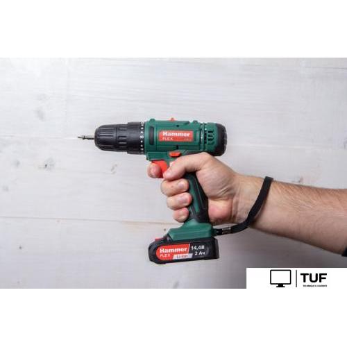 Дрель-шуруповерт Hammer ACD14BS (с 2-мя АКБ)