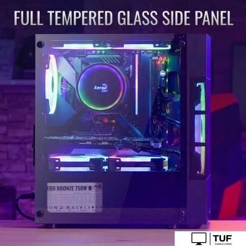 Корпус AeroCool Atomic Lite-G-BK-V2